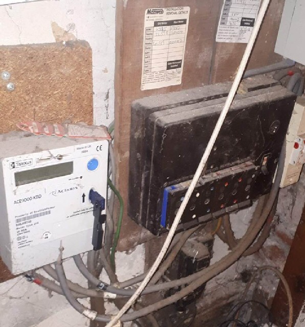 Unsafe: The house had an old electrical fuse board not to current standards 